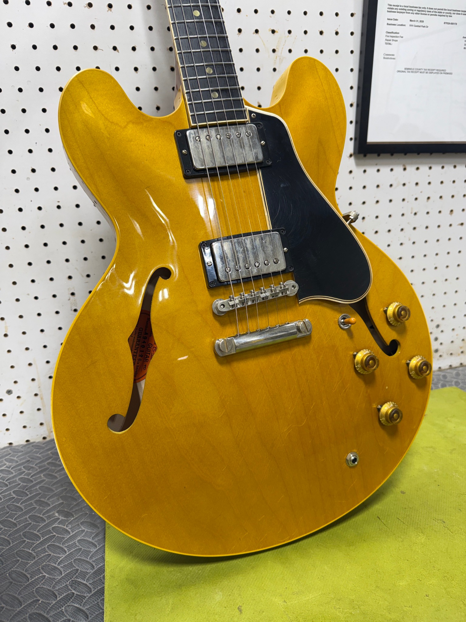Historic Makeovers Blonde 1959 ES-335