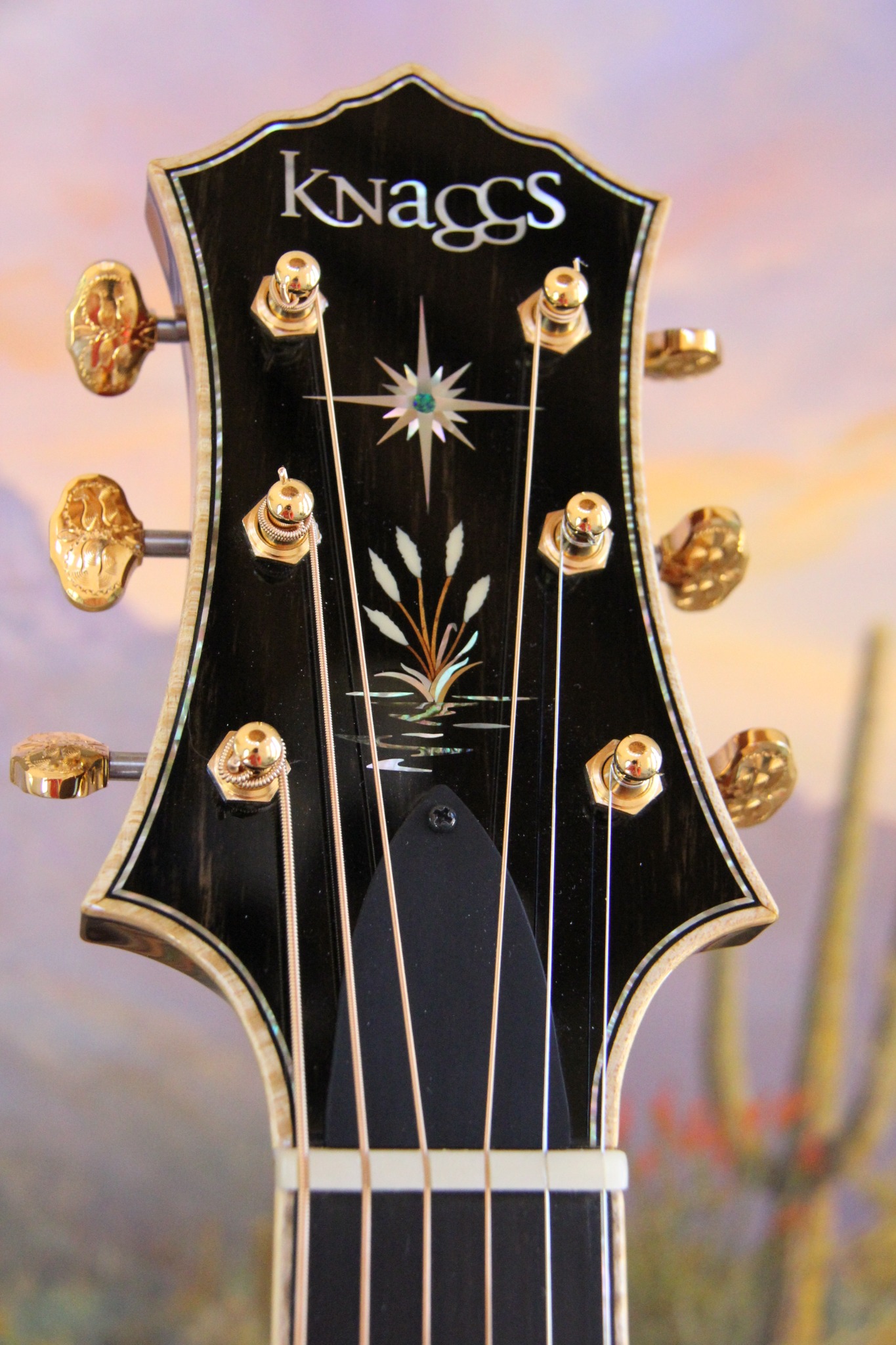 Knaggs headstock — original photograph